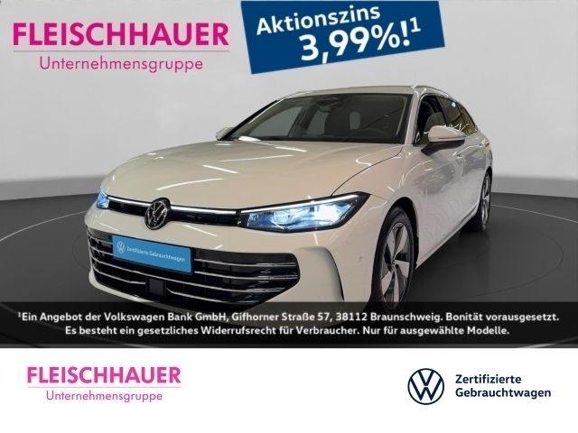 Weiss Gebraucht 2024 VW Passat Elegance Kombi | 35.790 € (Superpreis) - Bild 1/4