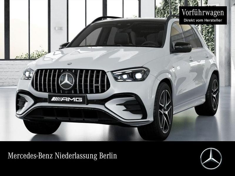 Weiß Gebraucht 2024 Mercedes GLE53 AMG Night SUV | 113.990 € - Bild 1/4