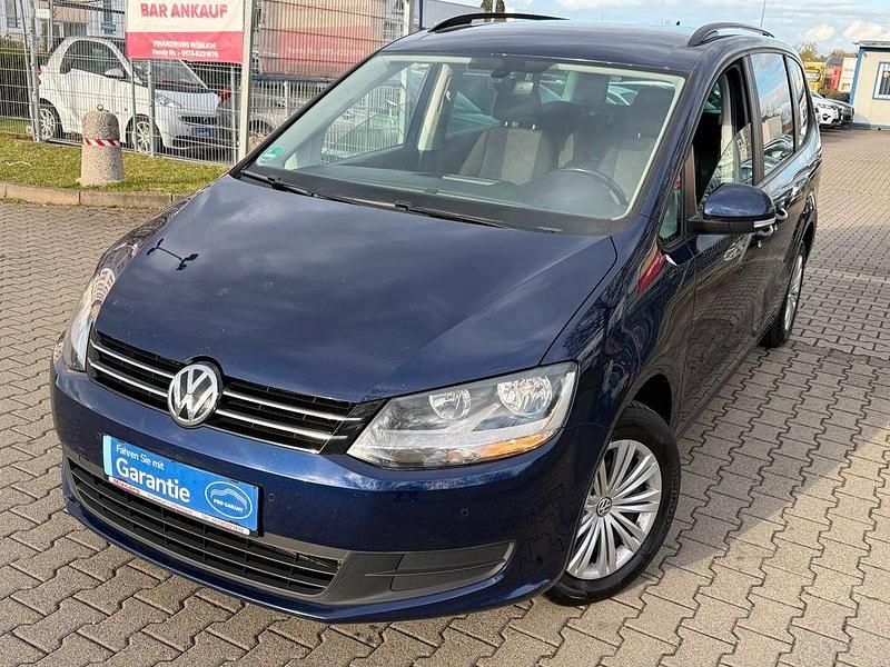 Usata VW Sharan 150 CV (110 kW) 2017 Blu Monovolume