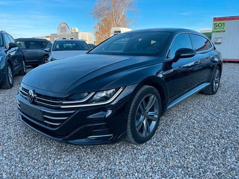 Schwarz Gebraucht 2023 VW Arteon R-line Limousine | 27.450 € (Superpreis) - Bild 1/4