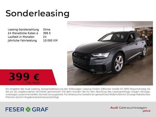Daytonagrau perleffekt Gebraucht 2024 Audi A6 S-Line Kombi | 59.990 € - Bild 1/4