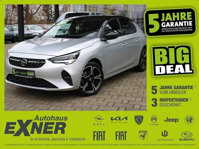 Aluminium silber /dach schwarz Gebraucht 2022 Opel Corsa Elegance Kleinwagen | 15.450 € (Fairer Preis) - Bild 1/4