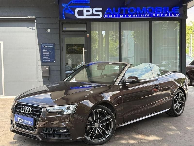 Braun Gebraucht 2014 Audi A5 Cabriolet Comfort Cabrio | 18.400 € (Fairer Preis) - Bild 1/4