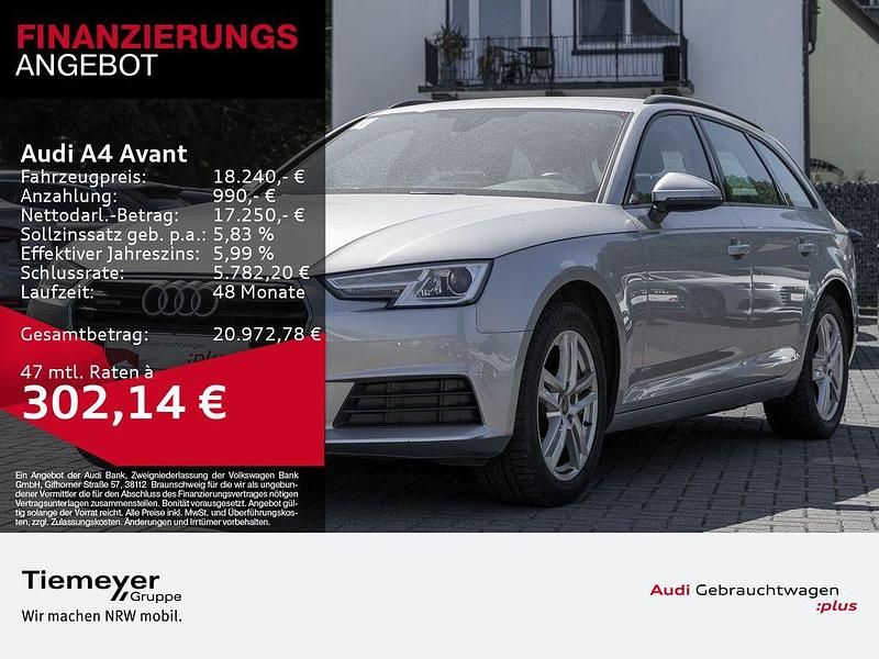 Silber Gebraucht 2017 Audi A4 Comfort Kombi | 18.240 € (Superpreis) - Bild 1/4