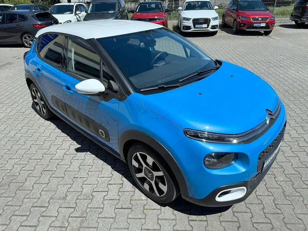 Gebraucht Citroën C3 Shine 82 PS (60 kW) 2019 Blau Kleinwagen
