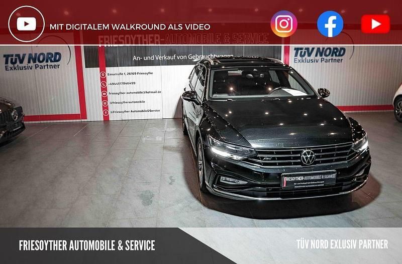Schwarz Gebraucht 2020 VW Passat R-line Kombi | 17.990 € (Teuer) - Bild 1/4