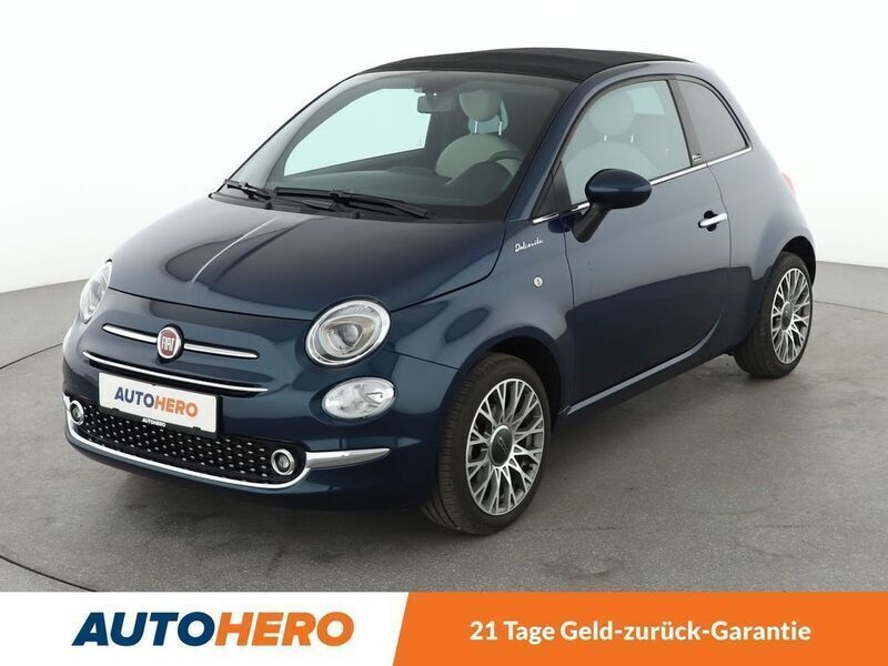 Blau Gebraucht 2022 Fiat 500C Dolcevita Cabrio | 15.010 € (Fairer Preis) - Bild 1/3