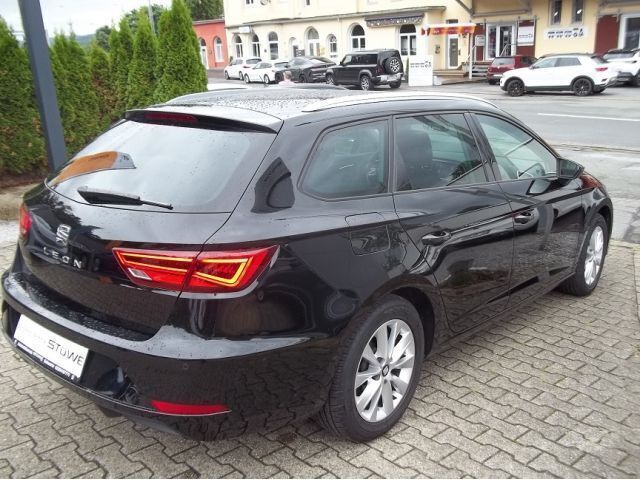 Gebraucht Seat Leon Style 110 PS (80 kW) 2018 Schwarz (metallic) Kombi