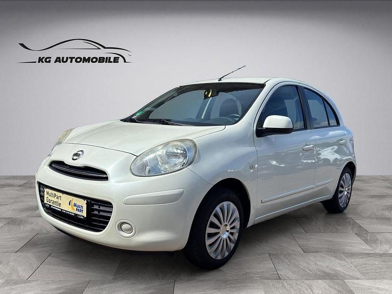 Weiß Gebraucht 2011 Nissan Micra Acenta Kleinwagen | 4.199 € (Fairer Preis) - Bild 1/4