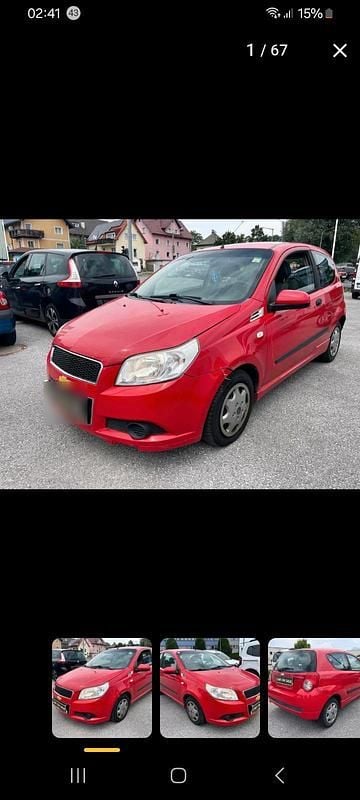 Gebraucht Chevrolet Aveo 75 PS (55 kW) 2010 Rot Kleinwagen