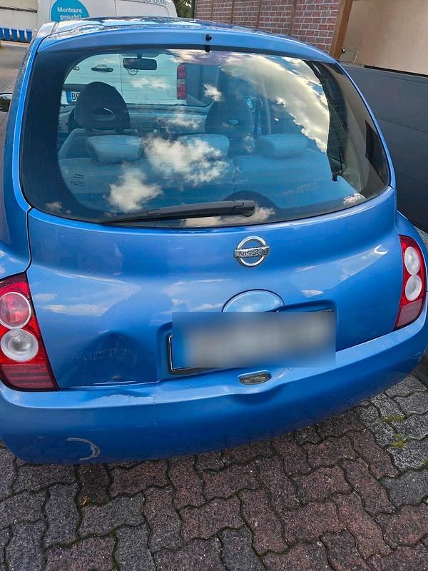 Blau Gebraucht 2003 Nissan Micra Kleinwagen | 1.850 € (Teuer) - Bild 1/4
