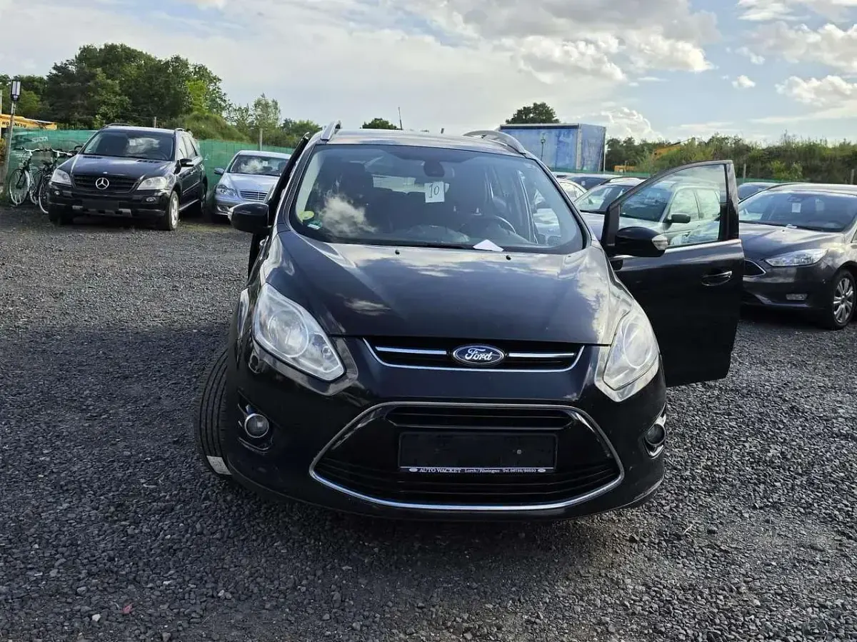 Gebraucht Ford Grand C-Max Titanium 163 PS (119 kW) 2012 Pantherschwarz metallic Van / Kleinbus