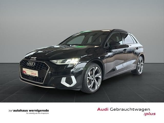 Mythosschwarz metallic Gebraucht 2022 Audi A3 Advanced Plus | 27.940 € (Fairer Preis) - Bild 1/4