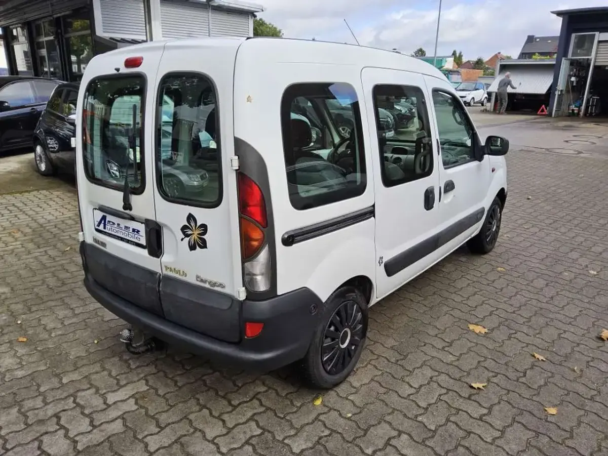 Gebraucht Renault Kangoo 65 PS (47 kW) 2003 Weiß Van / Kleinbus