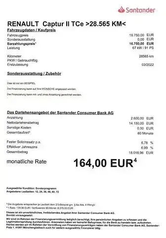 Używany Renault Captur Intens 91 KM (66 kW) 2022 Szary SUV