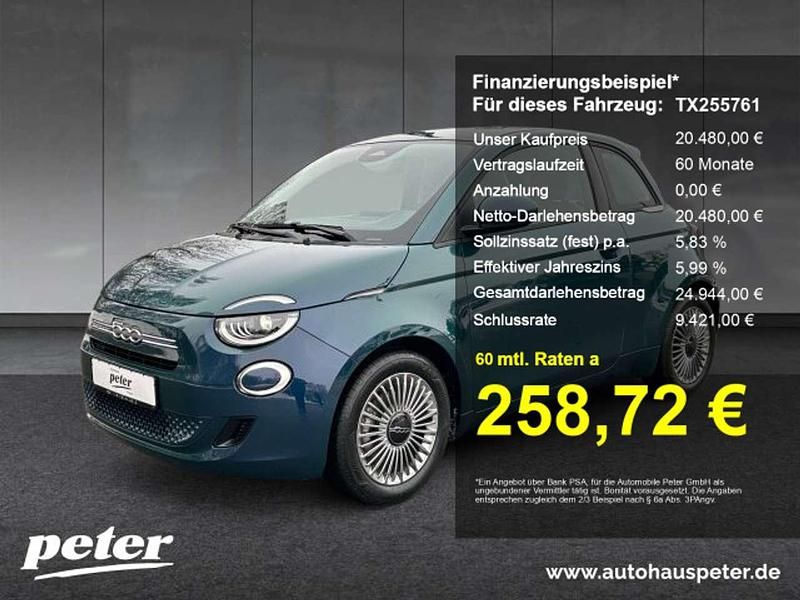 Ozean grün Neu 2026 Fiat 500 Kleinwagen | 20.480 € (Guter Preis) - Bild 1/4