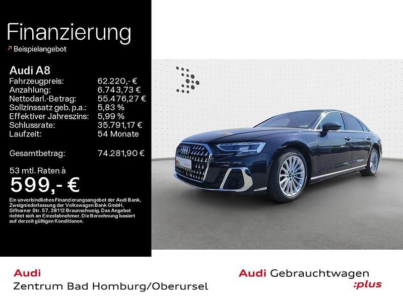 Blau Gebraucht 2024 Audi A8 Ambiente Limousine | 62.219 € (Superpreis) - Bild 1/4