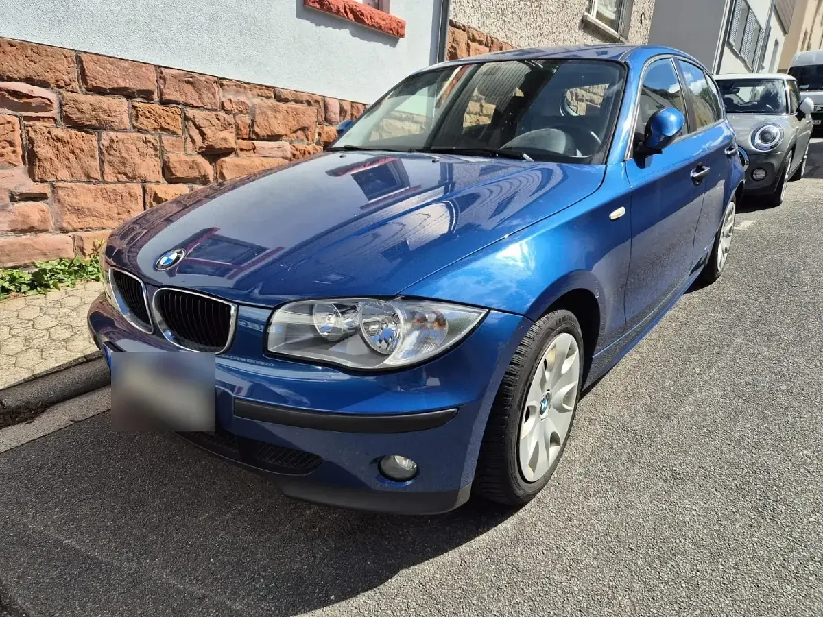 Gebraucht BMW 116 Basis 116 PS (85 kW) 2008 Blau Kleinwagen