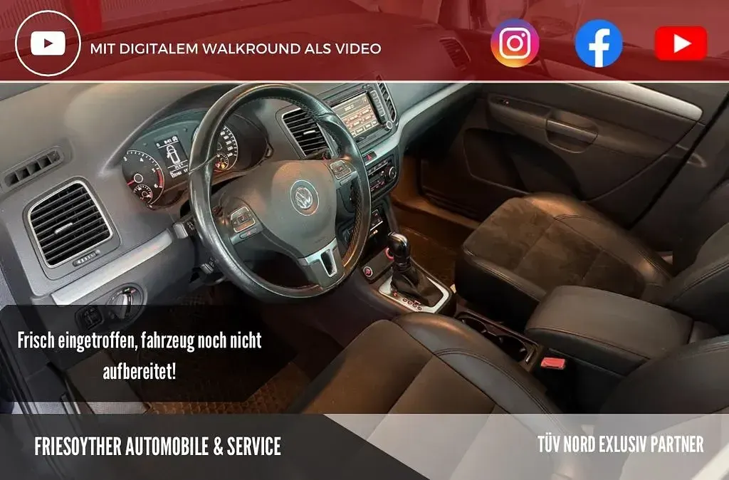 Gebraucht VW Sharan Highline 140 PS (102 kW) 2011 Schwarz Van / Kleinbus