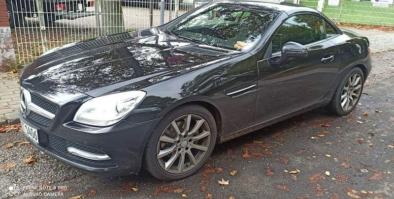 Schwarz Gebraucht 2014 Mercedes SLK200 Cabrio | 13.990 € (Superpreis) - Bild 1/4