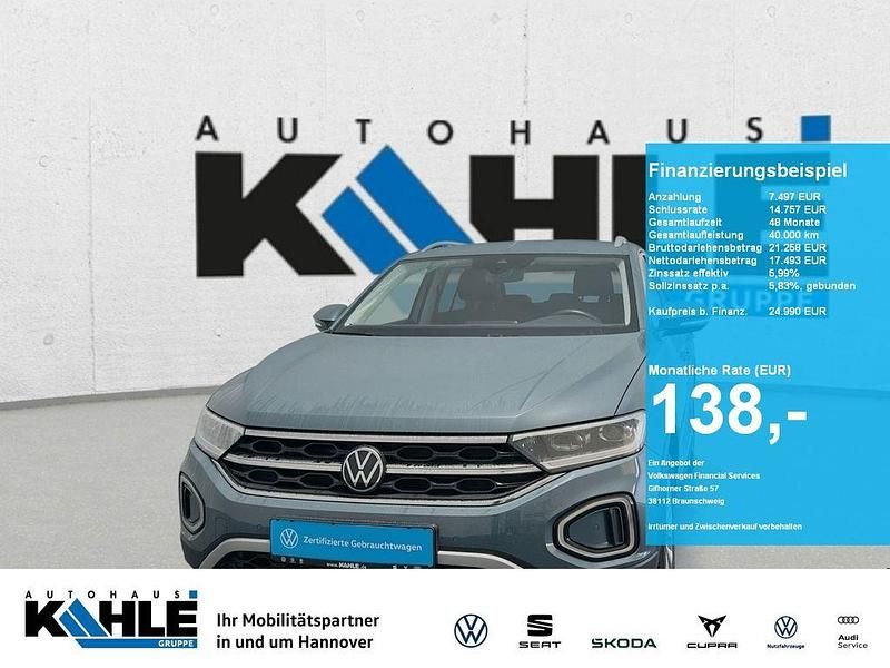 Blau Gebraucht 2023 VW T-Roc Style SUV | 24.990 € (Etwas zu teuer) - Bild 1/4