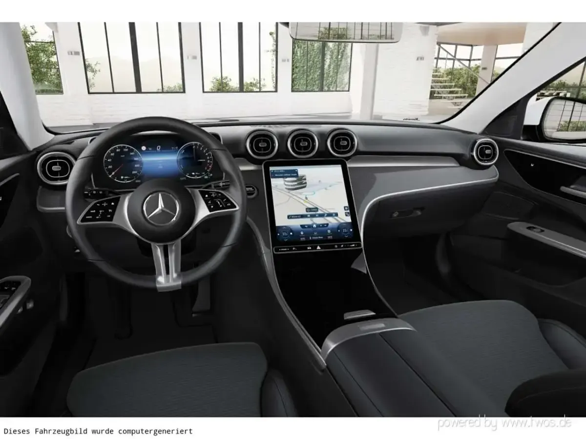Gebraucht Mercedes C300 Avantgarde 204 PS (150 kW) 2023 Unilack polarweiß Limousine