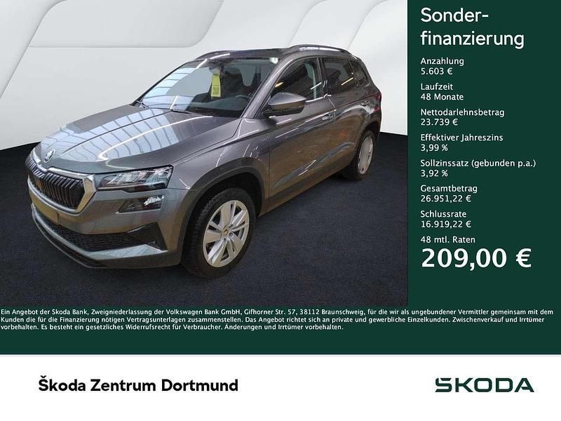 Grau Gebraucht 2024 Skoda Karoq Selection SUV | 29.342 € (Guter Preis) - Bild 1/3