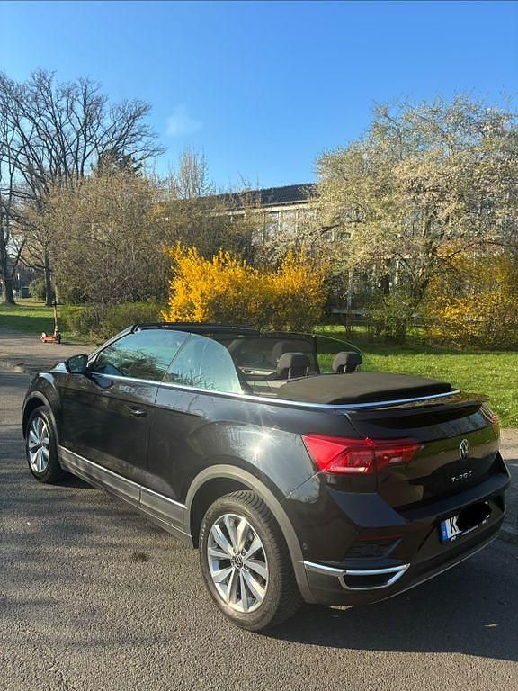 Gebraucht VW T-Roc Cabriolet Style 110 PS (80 kW) 2021 Schwarz Cabrio