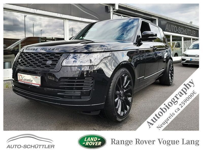 Santorini black Gebraucht 2019 Land Rover Range Rover Autobiography SUV | 69.900 € (Teuer) - Bild 1/4