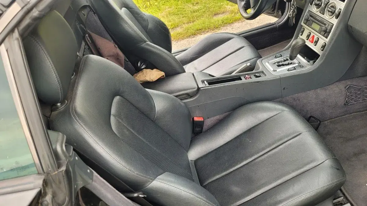 Gebraucht Mercedes SLK320 218 PS (160 kW) 2001 Schwarz Cabrio