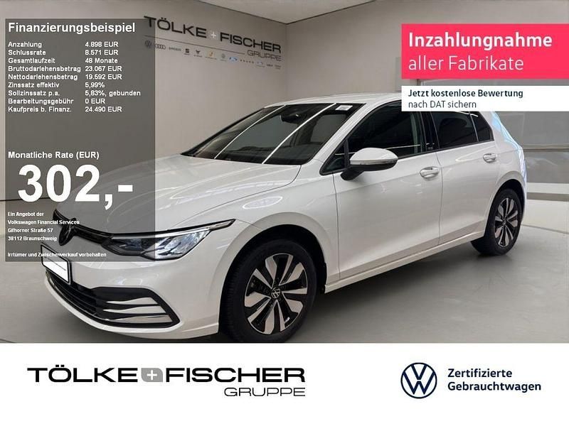 Gebraucht VW Golf VIII Move 110 PS (80 kW) 2023 Pure white uni Limousine