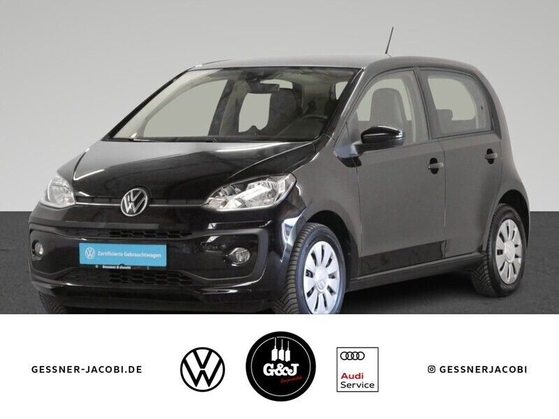 Schwarz Gebraucht 2022 VW up! move up! Kleinwagen | 11.490 € (Fairer Preis) - Bild 1/4