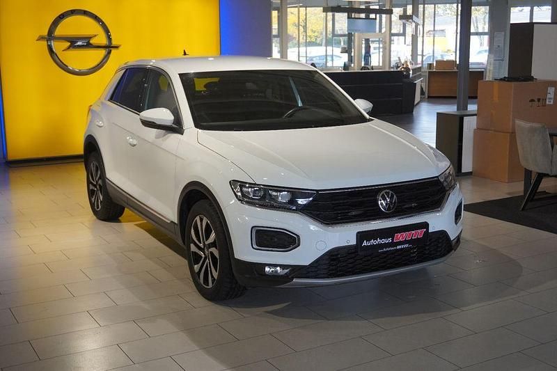 Pure white Gebraucht 2021 VW T-Roc Sport SUV | 21.999 € (Guter Preis) - Bild 1/4