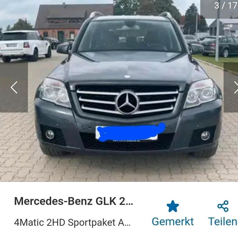 Silber Gebraucht 2008 Mercedes GLK280 SUV | 17.500 € (Teuer) - Bild 1/4