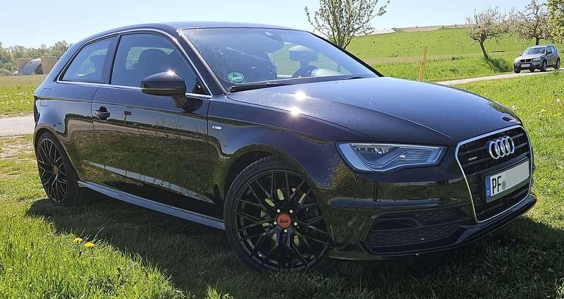 Brugt Audi A3 S-Line 179 HK (131 kW) 2014 Sort Sedan