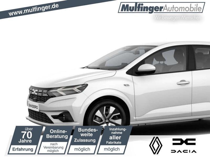 Arktisweiß Neu 2024 Dacia Sandero Expression Kleinwagen | 18.260 € (Guter Preis) - Bild 1/4