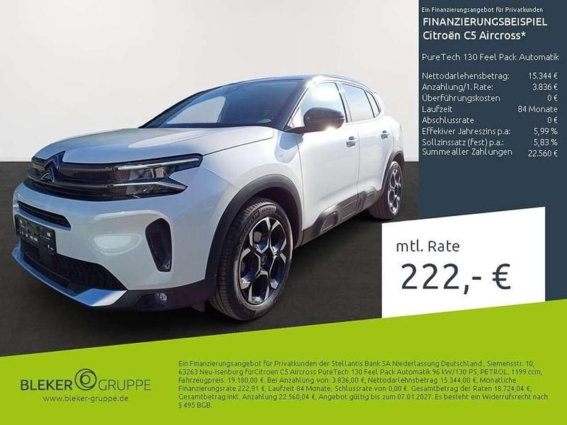Perlmutt weiß Gebraucht 2023 Citroën C5 Aircross Feel SUV | 19.180 € (Superpreis) - Bild 1/3