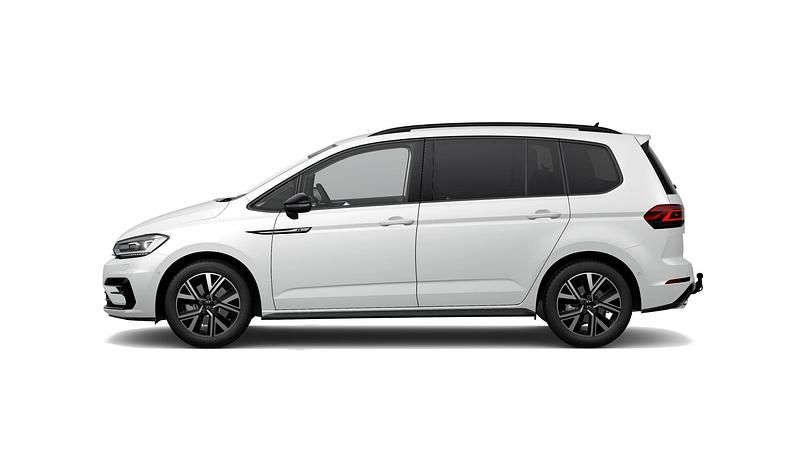 Gebraucht VW Touran R-line 150 PS (110 kW) 2022 Weiß (pure white) Van / Kleinbus