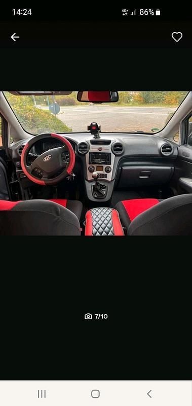 Gebraucht Kia Carens 140 PS (102 kW) 2010 Schwarz Van / Kleinbus