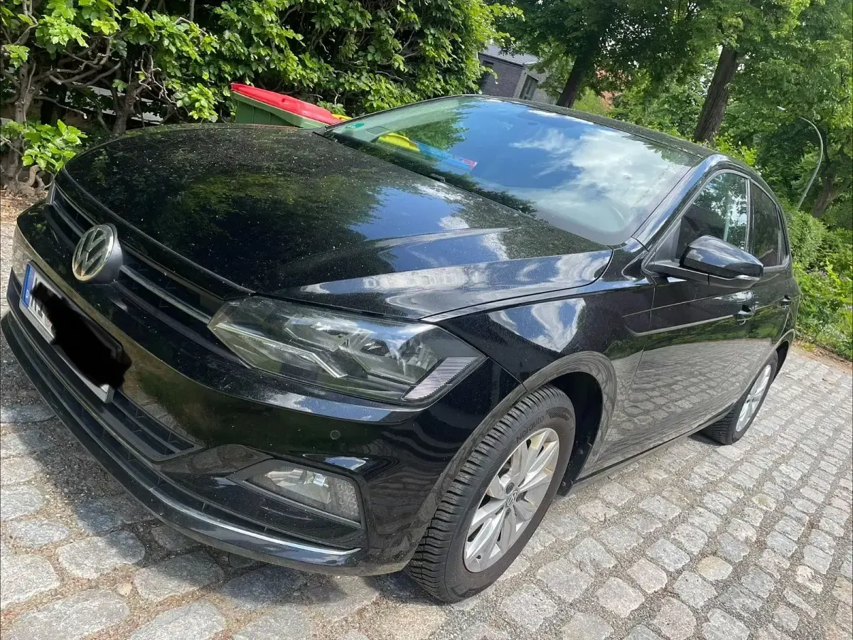 Gebraucht VW Polo Highline 95 PS (69 kW) 2018 Schwarz Kleinwagen