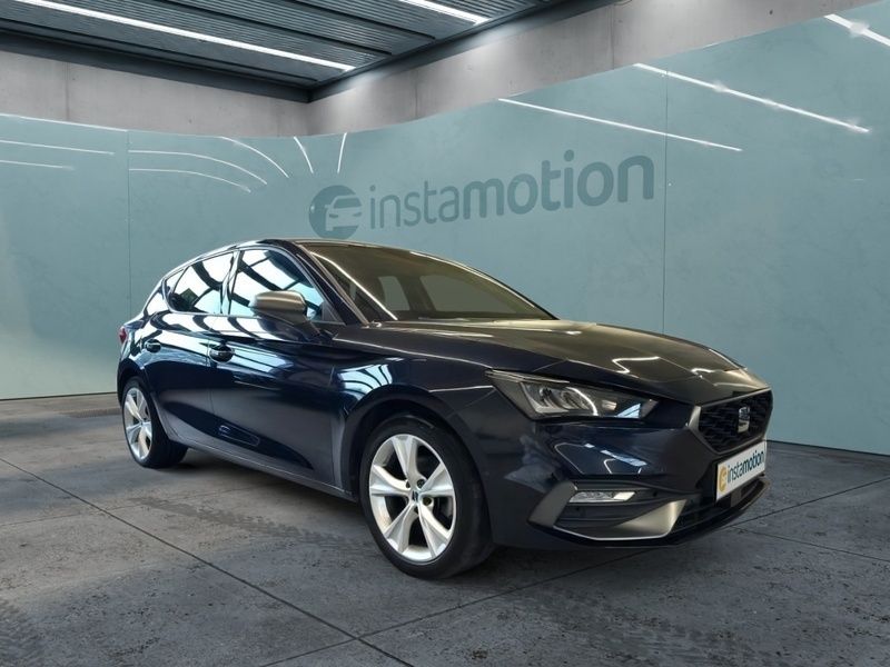 Blau Gebraucht 2021 Seat Leon FR Limousine | 21.299 € (Etwas zu teuer) - Bild 1/4