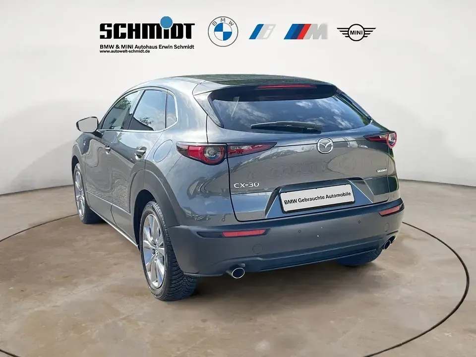 Gebraucht Mazda CX-30 Selection 122 PS (89 kW) 2023 (grau)  machine grey SUV