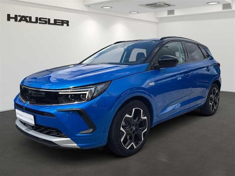 Vertigo blau (metallic) Gebraucht 2022 Opel Grandland X Ultimate SUV | 28.450 € (Teuer) - Bild 1/4