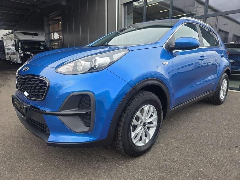 Flame blau met (metallic) Gebraucht 2022 Kia Sportage SUV | 17.880 € (Guter Preis) - Bild 1/4
