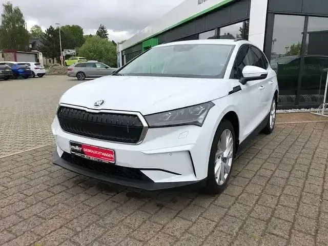 Gebraucht Skoda Enyaq iV Loft 150 kW (204 PS) 2023 Weiß SUV