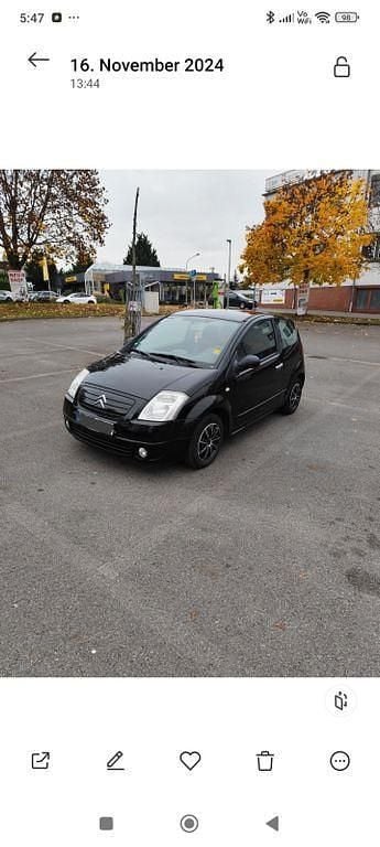 Schwarz Gebraucht 2004 Citroën C2 Comfort Kleinwagen | 1.700 € (Fairer Preis) - Bild 1/4