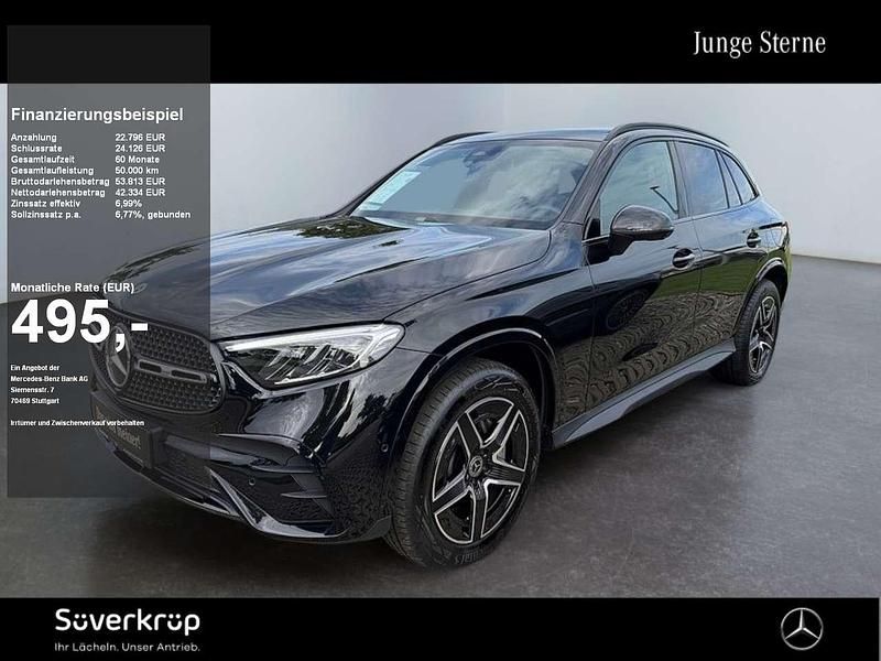 Schwarz Gebraucht 2024 Mercedes GLC300e AMG SUV | 61.430 € (Fairer Preis) - Bild 1/2