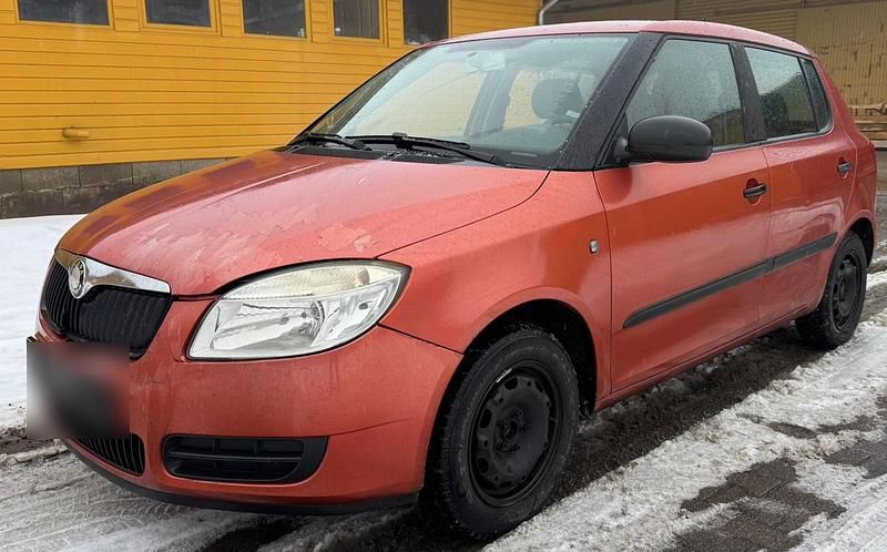Gebraucht Skoda Fabia 60 PS (44 kW) 2008 Rot Limousine