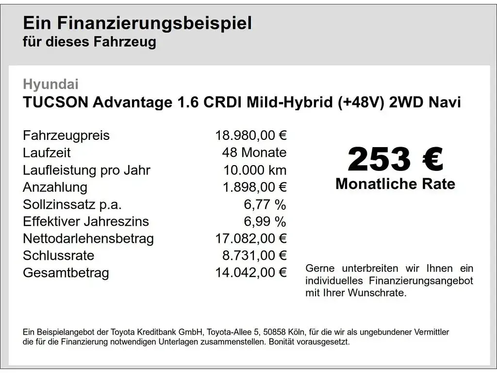 Gebraucht Hyundai Tucson Advantage 136 PS (100 kW) 2020 Rot SUV