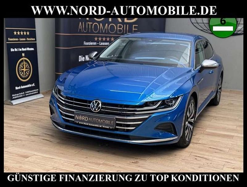 Eisvogelblau metallic (metallic) Gebraucht 2021 VW Arteon Elegance Kombi | 25.900 € (Fairer Preis) - Bild 1/3